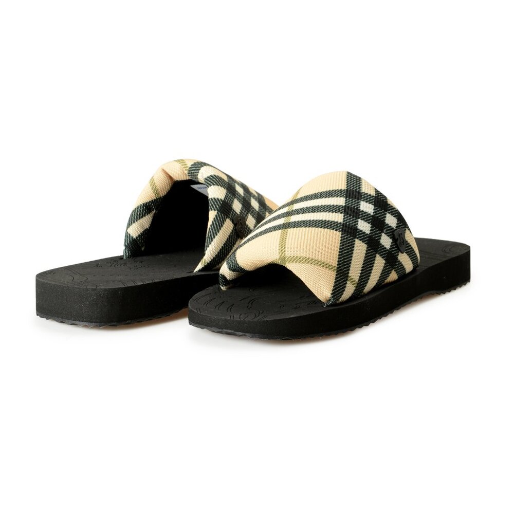 Burberry Men's "Trek Slide CHK" Sandals Flip Flop Shoes US 8 EUR 41 - Picture 8 of 8